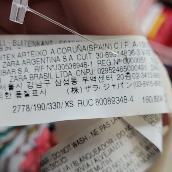 ZARA Floral Print Kimono Jacket - Picture 8 of 11